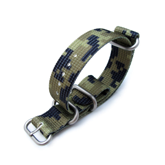 MiLTAT 3D woven nylon - Green Camo Brushed