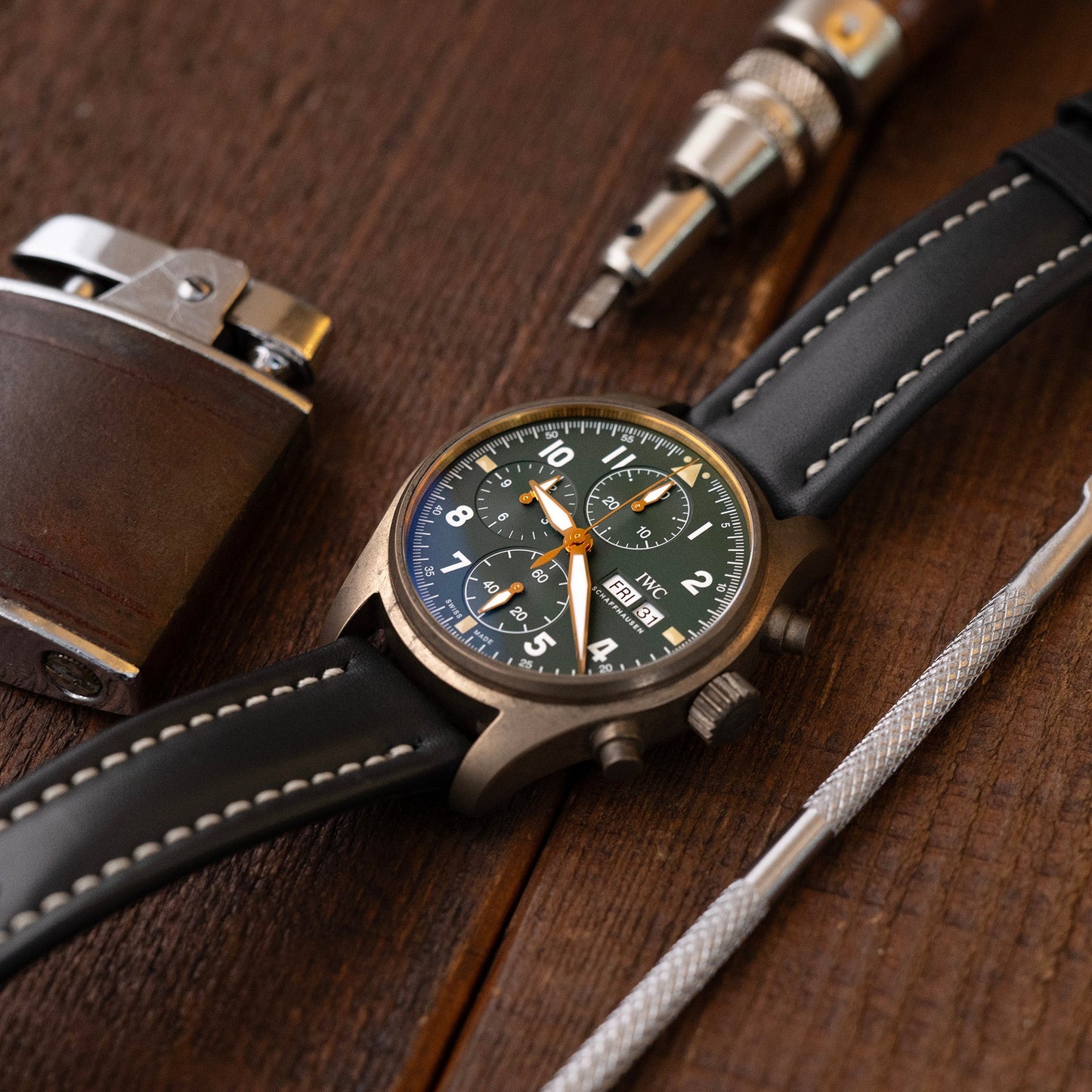 IWC Pilot Spitfire Chronograph Bronze 