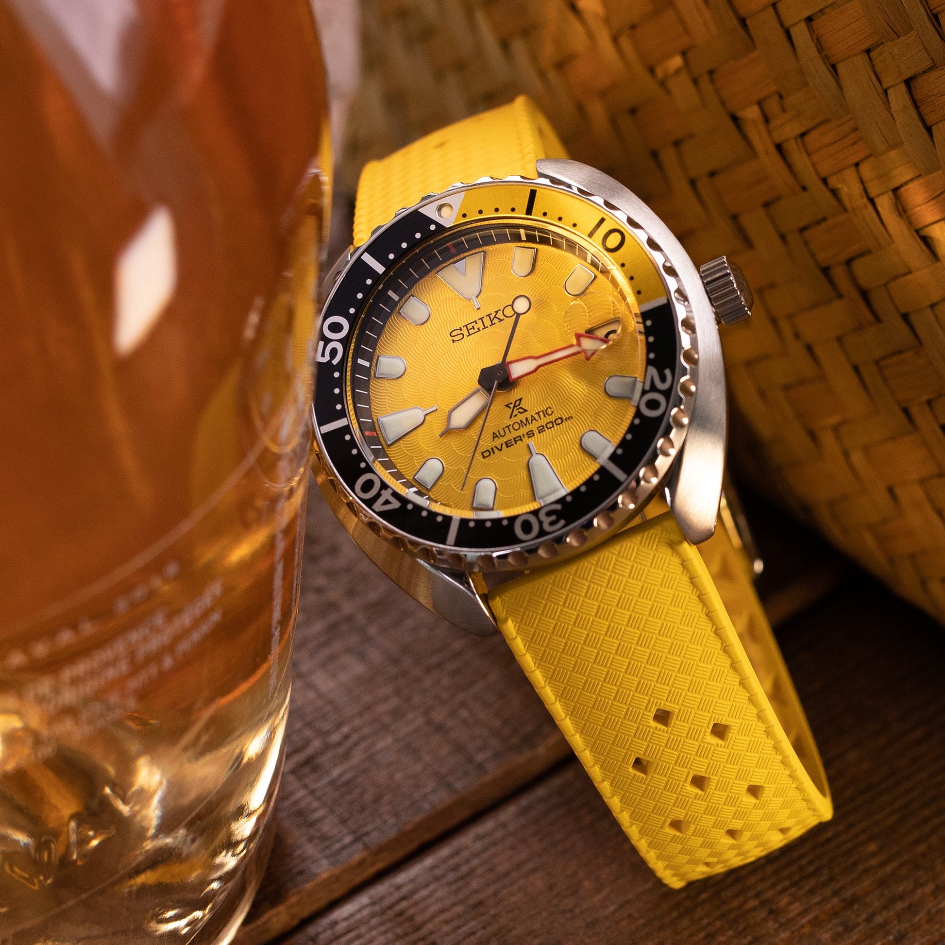 Seiko Zimbe Mini Turtles Yellow Dial SRPD19 Limited Edition