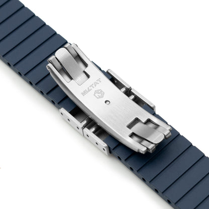 Quick Release FKM27 Navy Blue FKM Rubber watch strap 