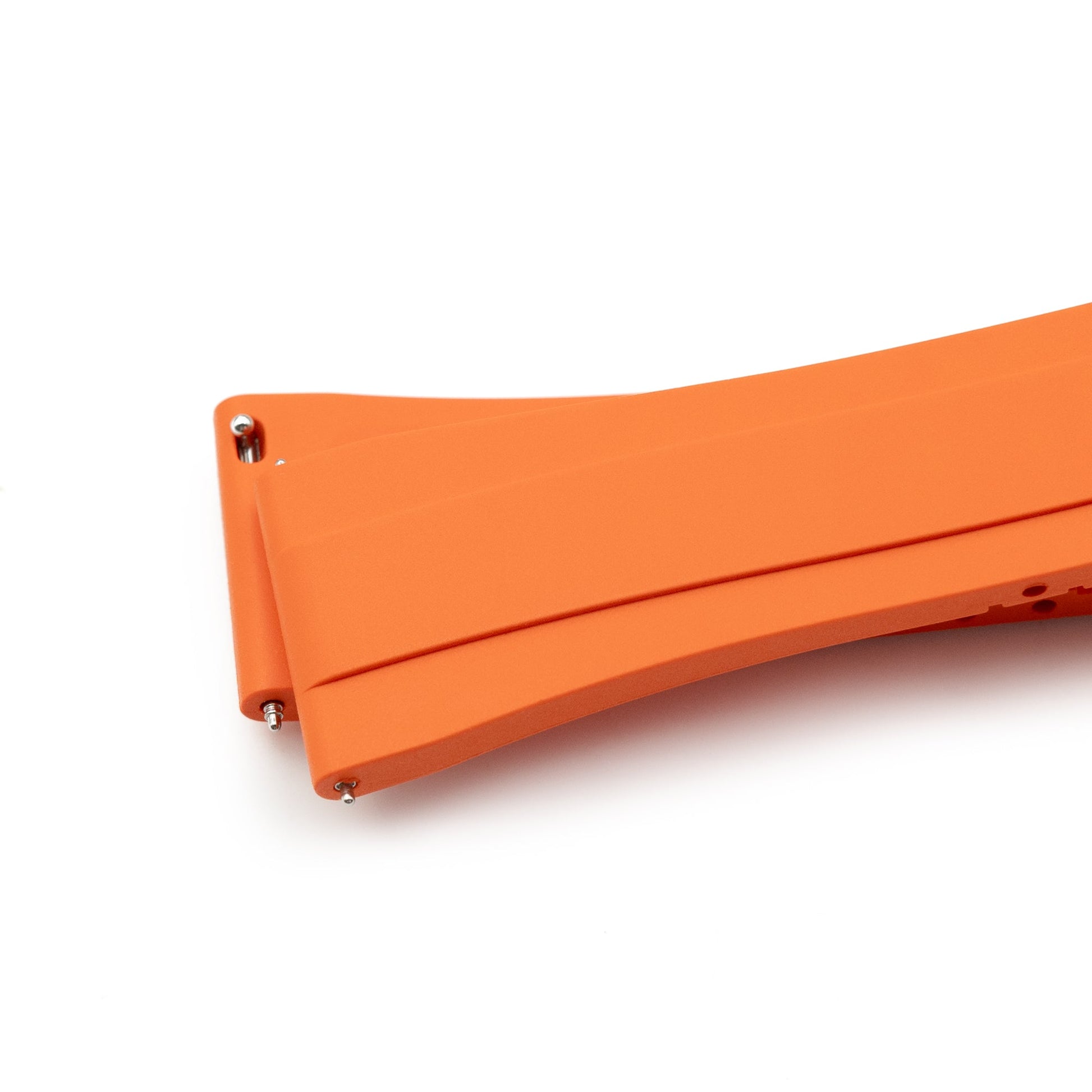 Quick Release FKM27 Orange FKM Rubber watch strap 