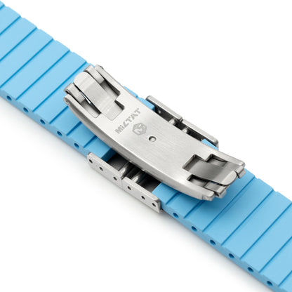 Quick Release FKM27 Sky Blue FKM Rubber watch strap 