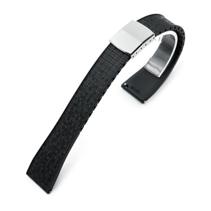 Quick Release FKM29 Black FKM Rubber watch strap