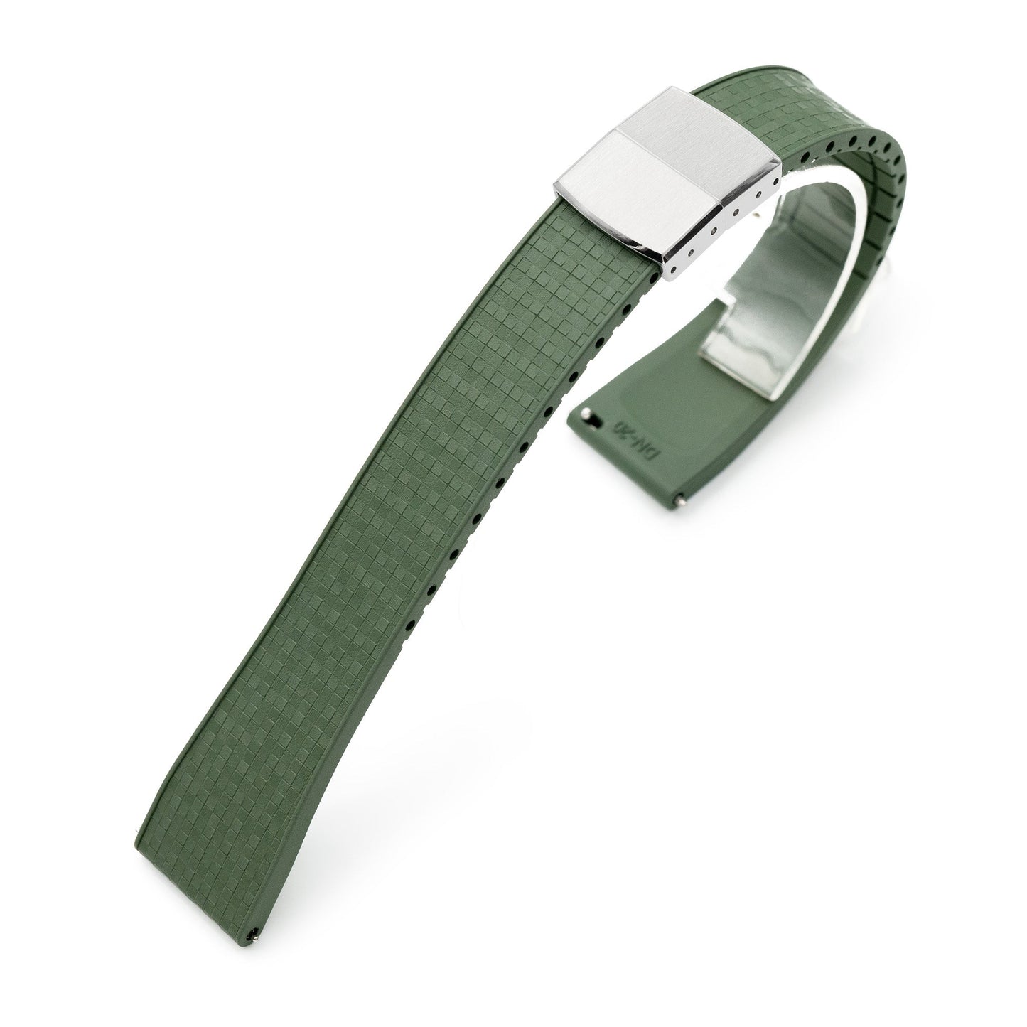 Quick Release FKM29 Military Green FKM Rubber watch strap