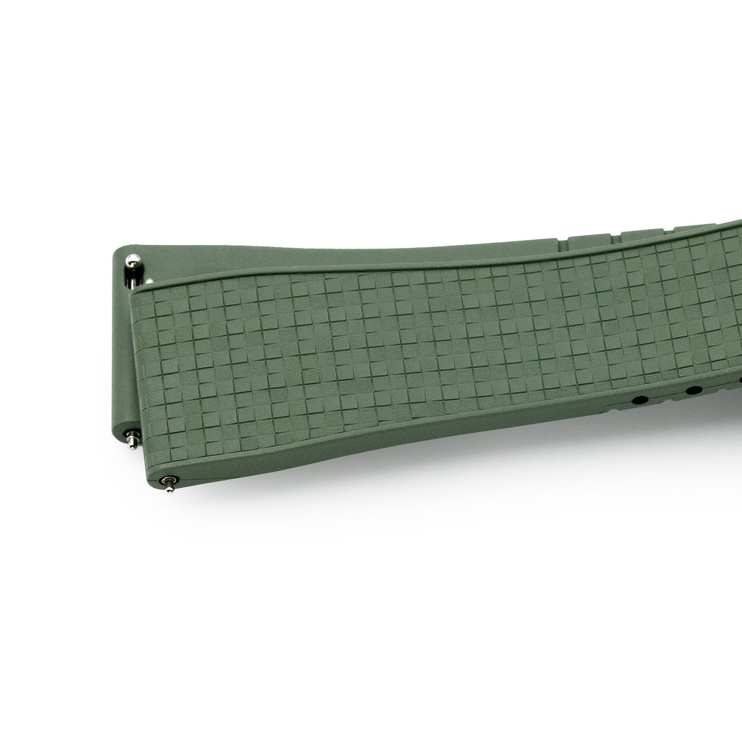 Quick Release FKM29 Military Green FKM Rubber watch strap