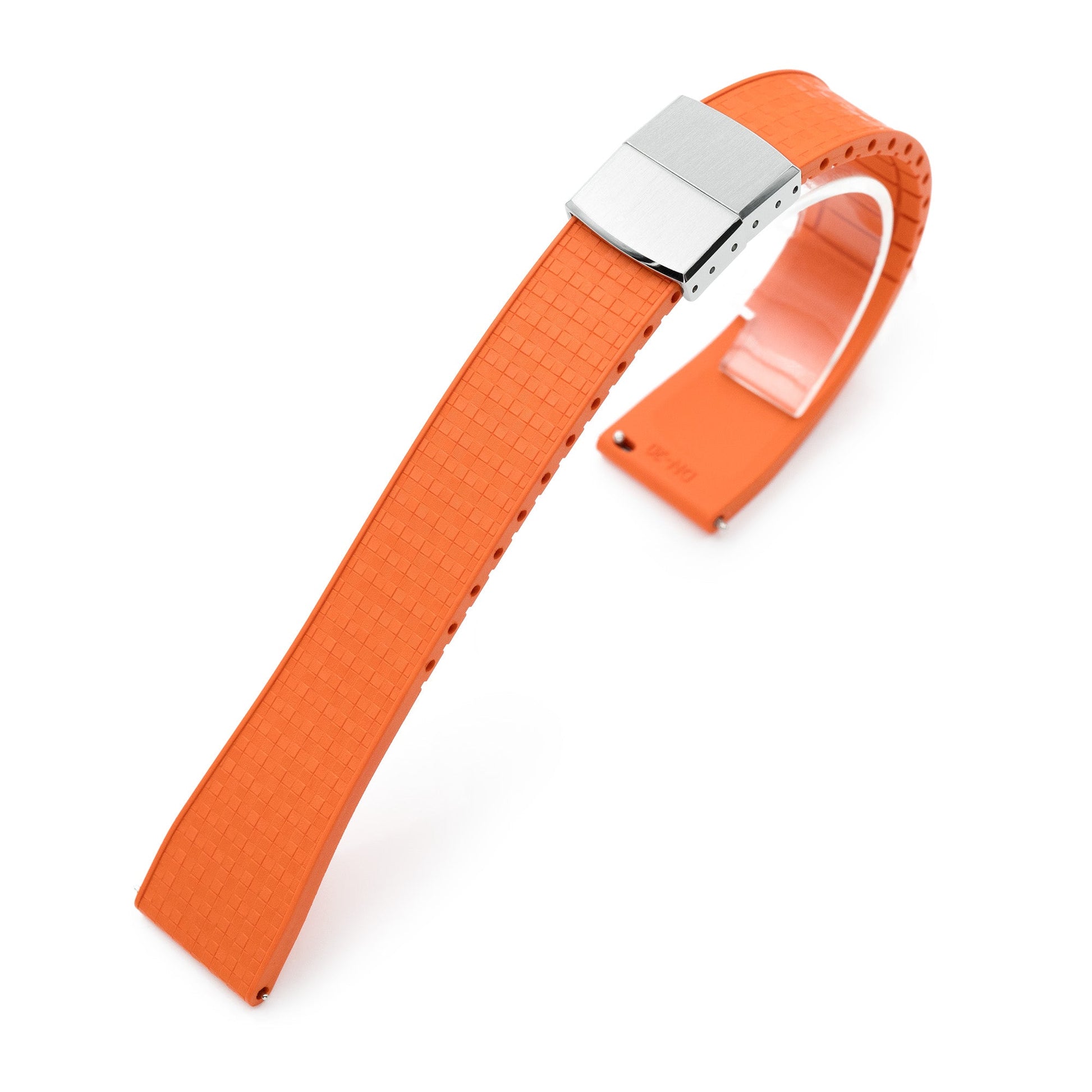 Quick Release FKM29 Orange FKM Rubber watch strap