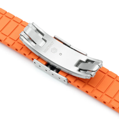 Quick Release FKM29 Orange FKM Rubber watch strap