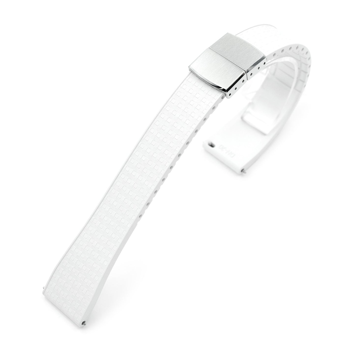 Quick Release FKM29 White FKM Rubber watch strap