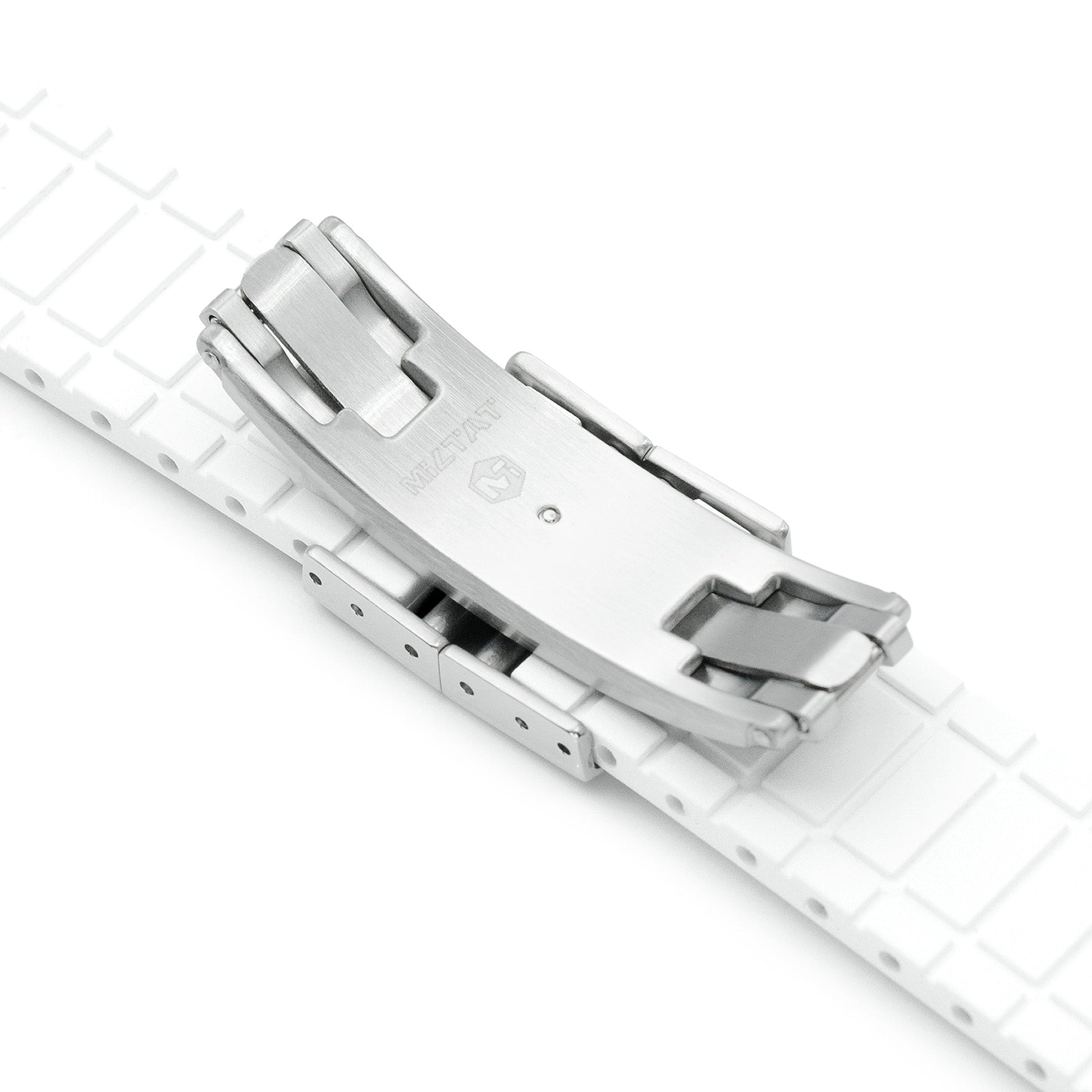 Quick Release FKM29 White FKM Rubber watch strap