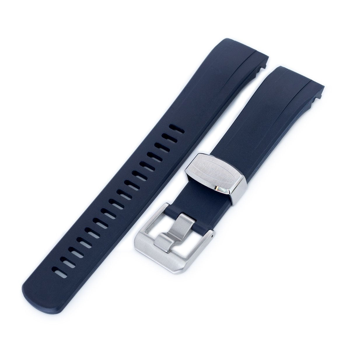 Seiko Samurai SRPB51 Crafter Blue Navy Rubber Straps | Strapcode