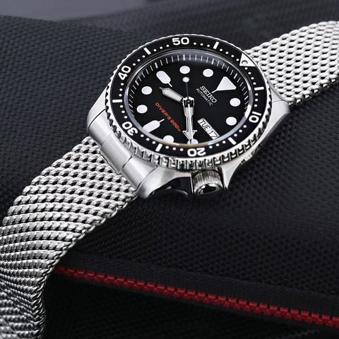 Seiko skx007 hot sale metal band