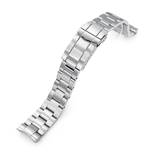 20mm Super-O Boyer 316L Stainless Steel Watch Bracelet for Seiko Mini Turtles SRPC35, SUB Clasp, Brushed