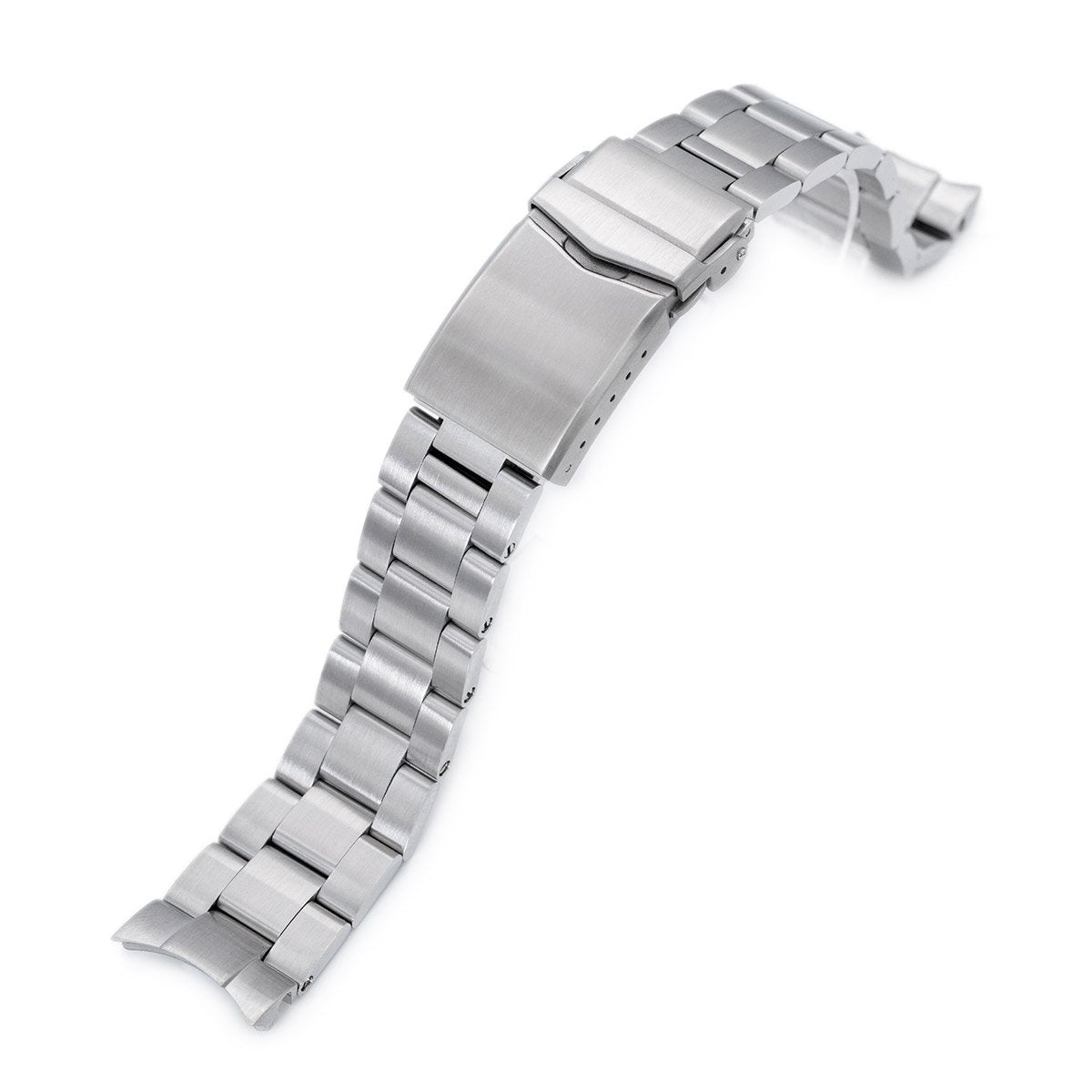 20mm Super-O Boyer 316L Stainless Steel Watch Bracelet for Seiko Mechanical Automatic SARB035, V-Clasp, Brushed