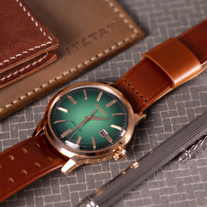 THE M-1907 Russet Brown Leather Watch Band by HAVESTON Straps