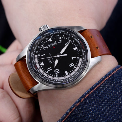 THE M-1907 Russet Brown Leather Watch Band by HAVESTON Straps