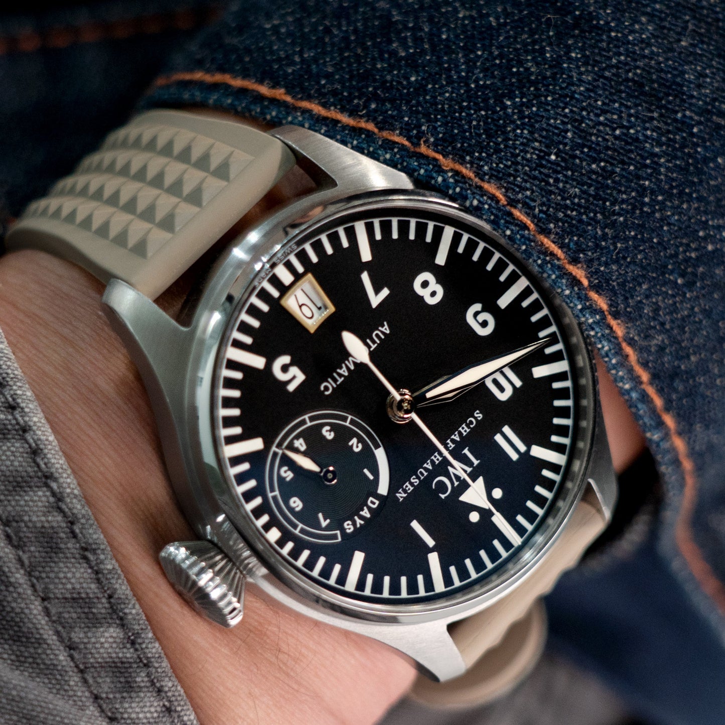 IWC Big Pilot watch 5002 46mm 7 Day Power Reserve