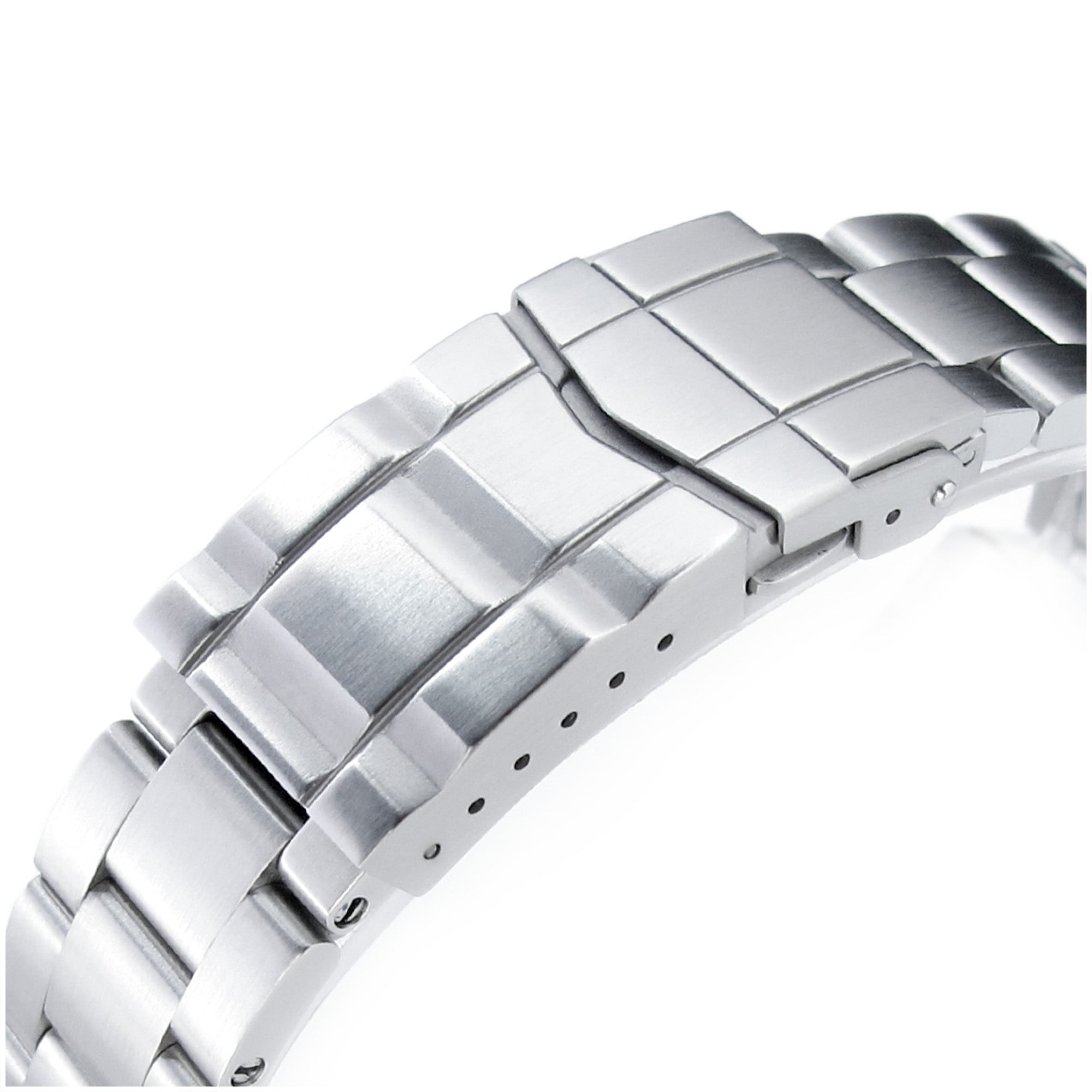 20mm Super-O Boyer Watch Band for Seiko SSC813P1, 316L Stainless Steel  Brushed SUB Clasp – Taikonaut watch band