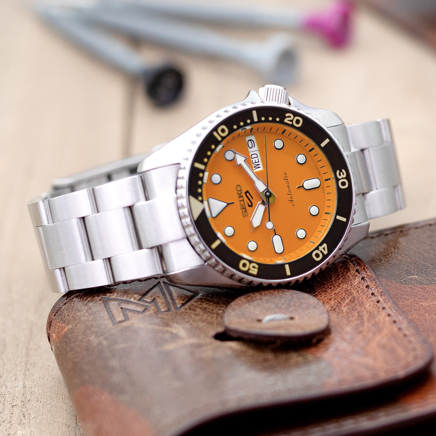 Seiko 5 Sports 38mm SRPK35 Orange