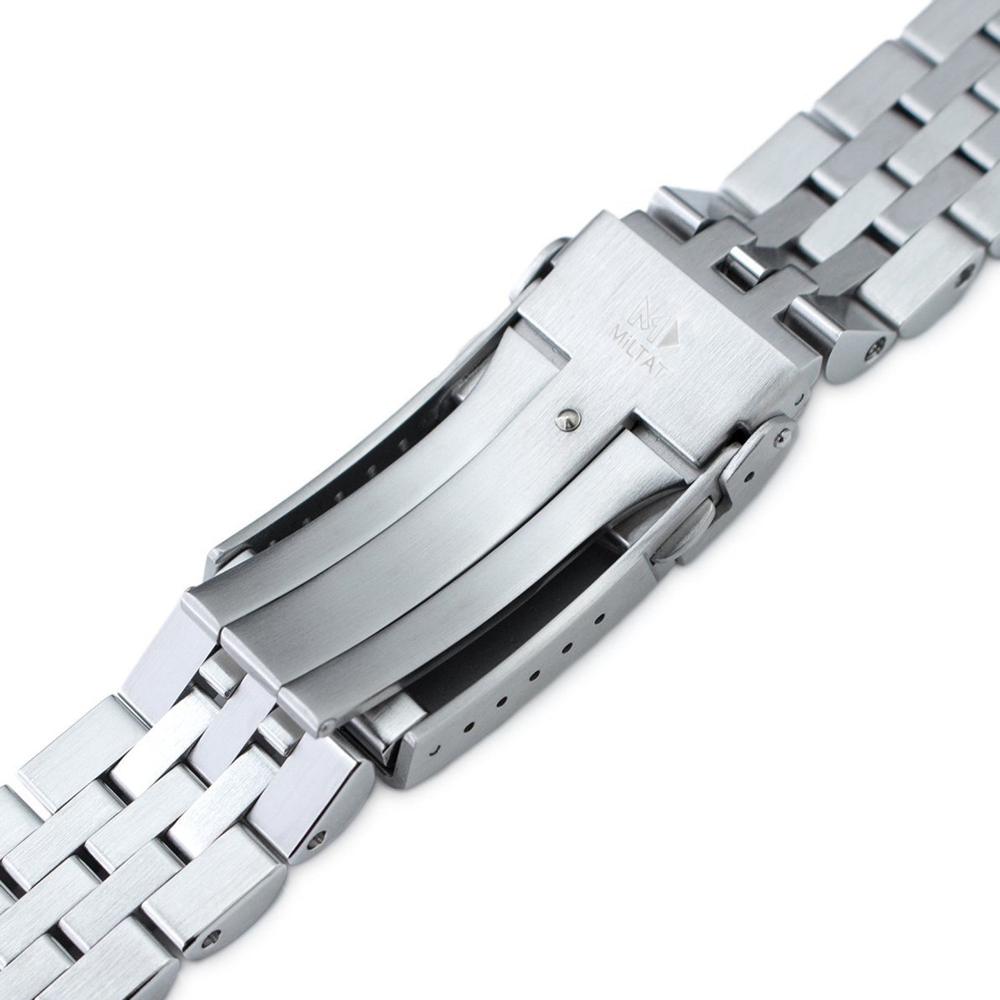 Angus-J Louis for Seiko 5 Sports 42.5mm V-Clasp, Brushed with Polished Center