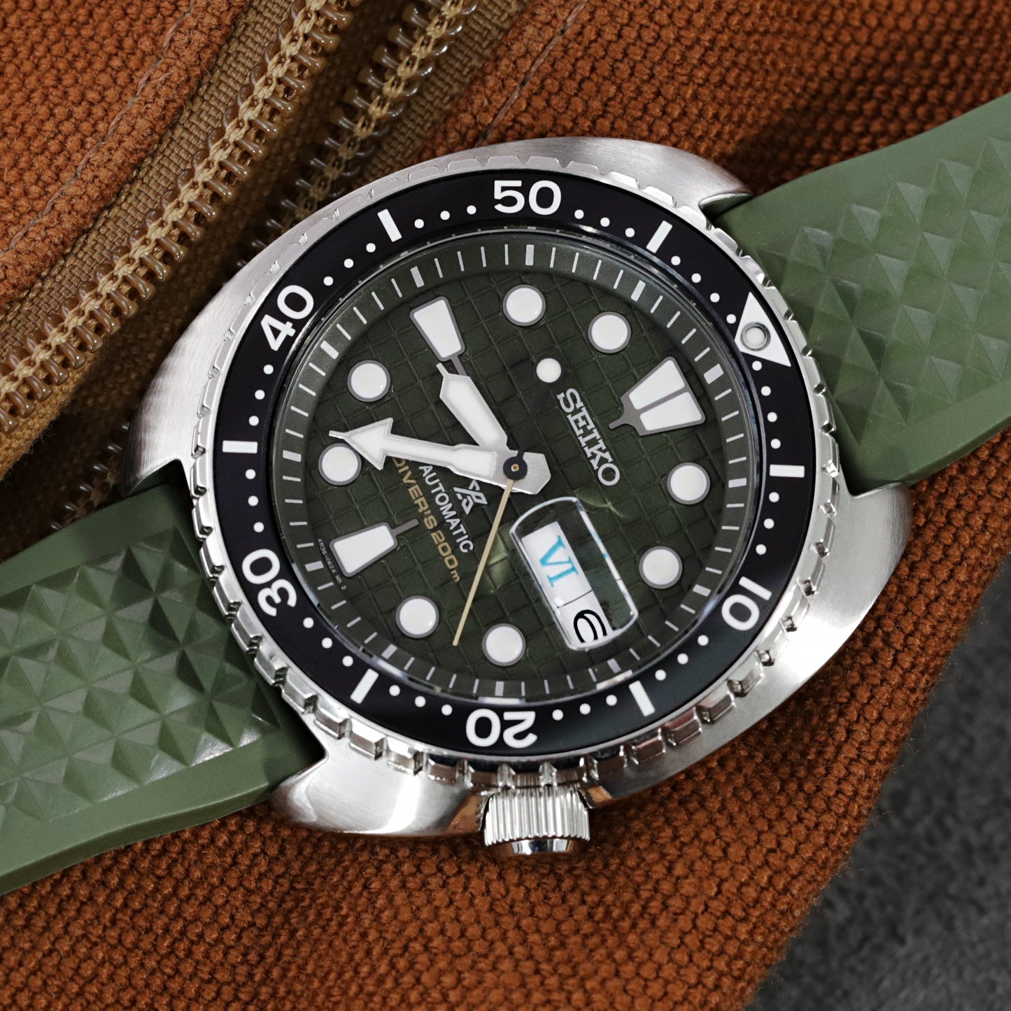 Seiko King Turtle Prospex SRPE05K1 Green Diver Ceramic Insert