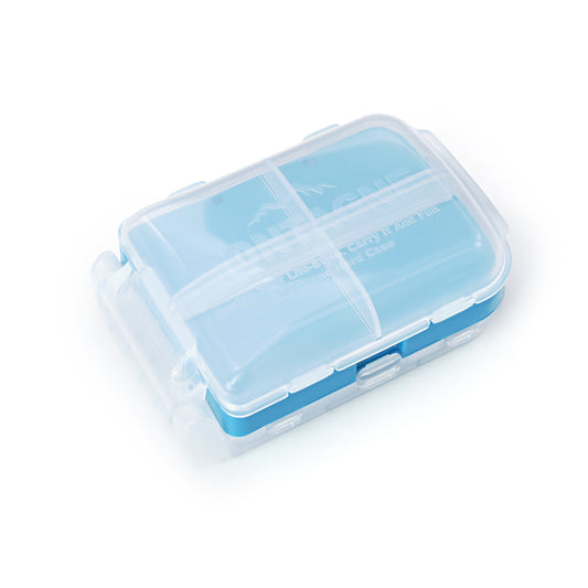 8 Slots Spring Bars, Buckles and Parts Container, Blue