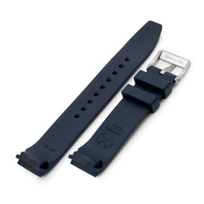 StrapXPro Lite - MX1A Rubber Strap for New Seiko Monster 4th Gen., Cloudbrust Blue